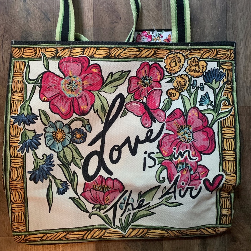 NWT Brighton “Love Is In The Air” Tote Bag